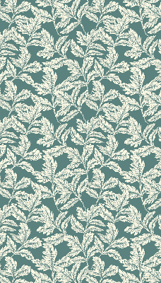 Blackout roller blind for window Leaf wallpaper