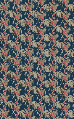 Fabric roller blind for window Interesting plants