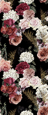 Blackout roller blind for window A bouquet of roses