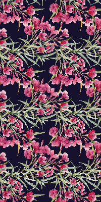 Blackout roller blind for window Exotic flower