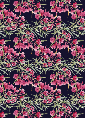 Blackout roller blind for window Exotic flower