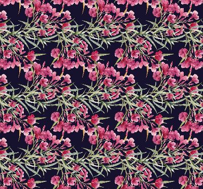 Blackout roller blind for window Exotic flower