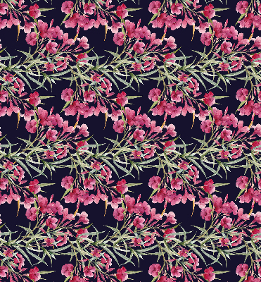 Blackout roller blind for window Exotic flower