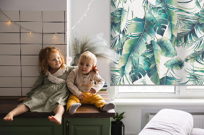 Blackout roller blind Leaves