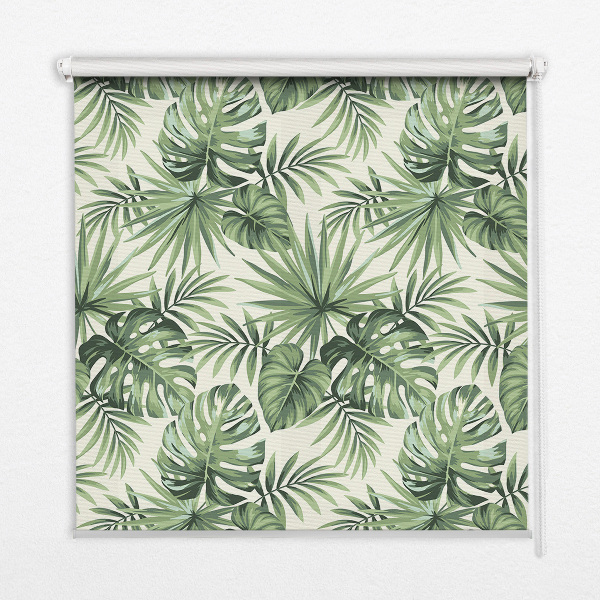Blackout roller blind for window Various leaves