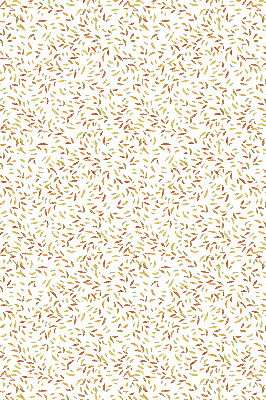 Blackout roller blind falling leaves pattern