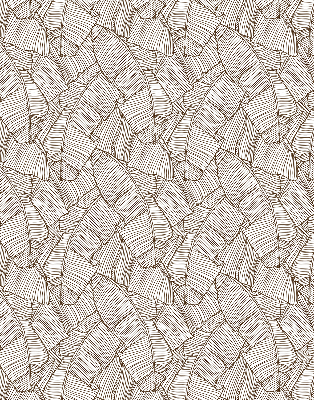 Blackout roller blind for window Drawn palm leaves