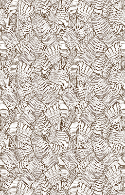 Blackout roller blind for window Drawn palm leaves
