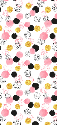 Blackout roller blind Various circles