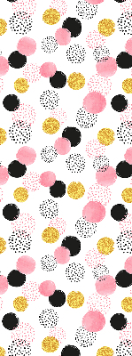 Blackout roller blind Various circles