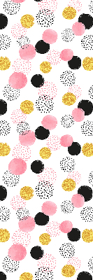 Blackout roller blind Various circles