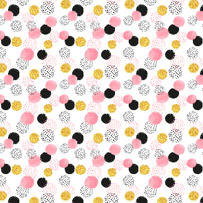 Blackout roller blind Various circles