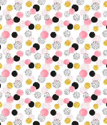 Blackout roller blind Various circles