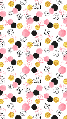 Blackout roller blind Various circles
