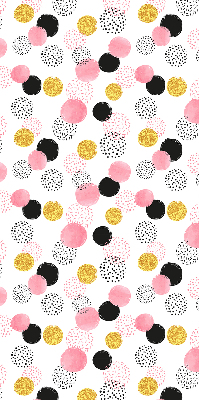 Blackout roller blind Various circles