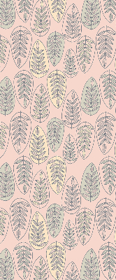 Blackout roller blind for window Colorful leaves