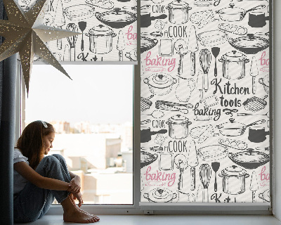 Blackout roller blind for culinary utensils