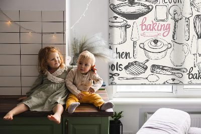 Blackout roller blind Culinary utensils