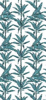 Blackout roller blind Palm leaves
