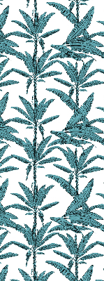 Blackout roller blind Palm leaves