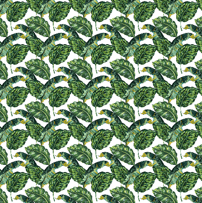 Blackout roller blind for window Exotic leaves