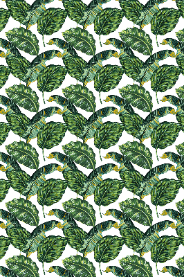 Blackout roller blind for window Exotic leaves