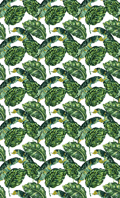 Blackout roller blind for window Exotic leaves