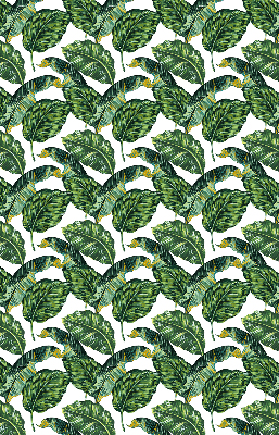 Blackout roller blind for window Exotic leaves