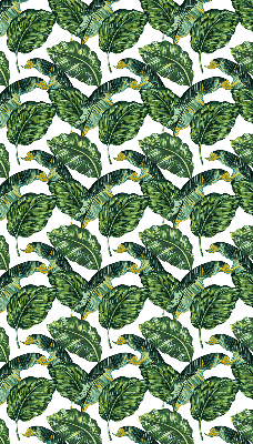 Blackout roller blind for window Exotic leaves