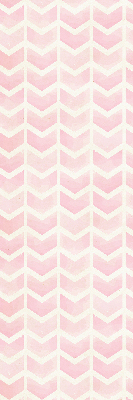 Blackout roller blind with pink zigzags