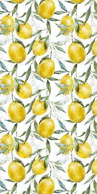 Fabric roller blind for window Lemons