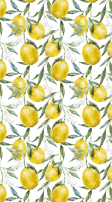 Fabric roller blind for window Lemons