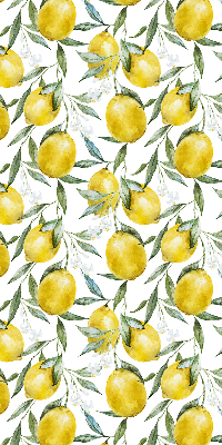 Fabric roller blind for window Lemons