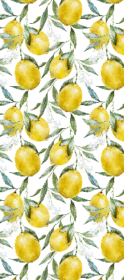 Fabric roller blind for window Lemons