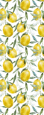 Fabric roller blind for window Lemons
