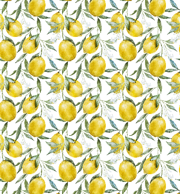 Fabric roller blind for window Lemons