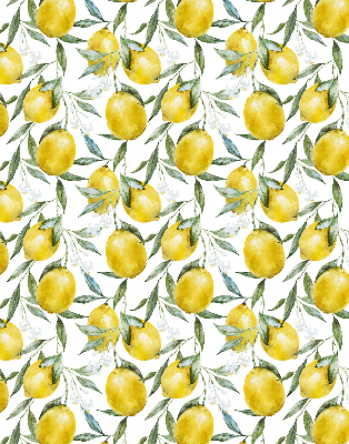 Fabric roller blind for window Lemons