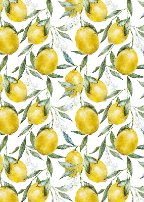 Fabric roller blind for window Lemons
