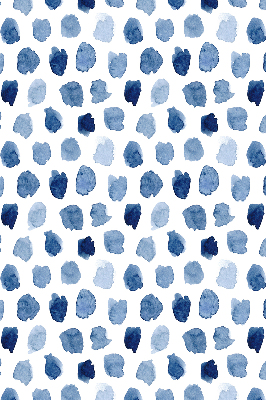 Blackout roller blind Blue painted spots