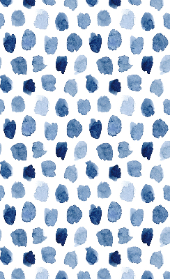 Blackout roller blind Blue painted spots