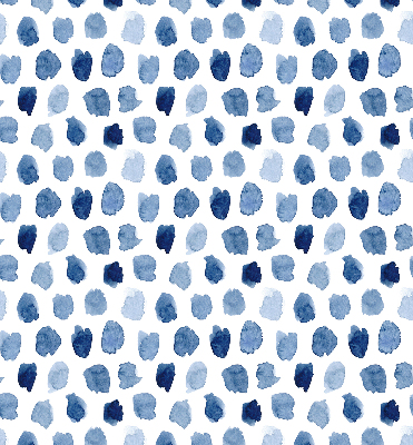 Blackout roller blind Blue painted spots