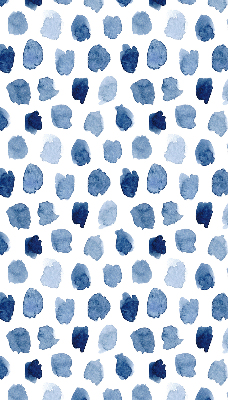 Blackout roller blind Blue painted spots