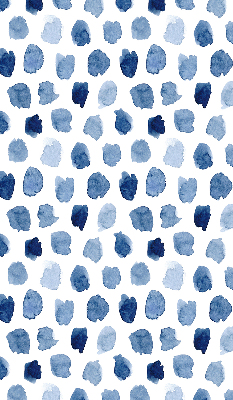 Blackout roller blind Blue painted spots