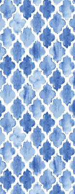 Blackout roller blind for window Painted pattern