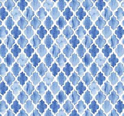 Blackout roller blind for window Painted pattern
