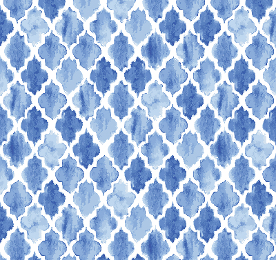 Blackout roller blind for window Painted pattern