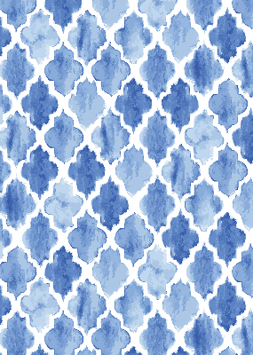 Blackout roller blind for window Painted pattern