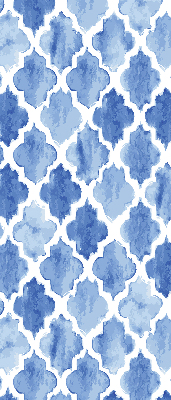 Blackout roller blind for window Painted pattern