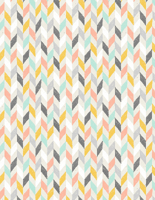 Blackout roller blind Colorful herringbone