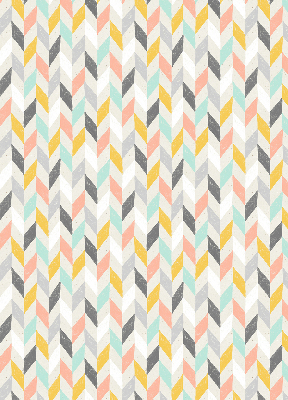 Blackout roller blind Colorful herringbone